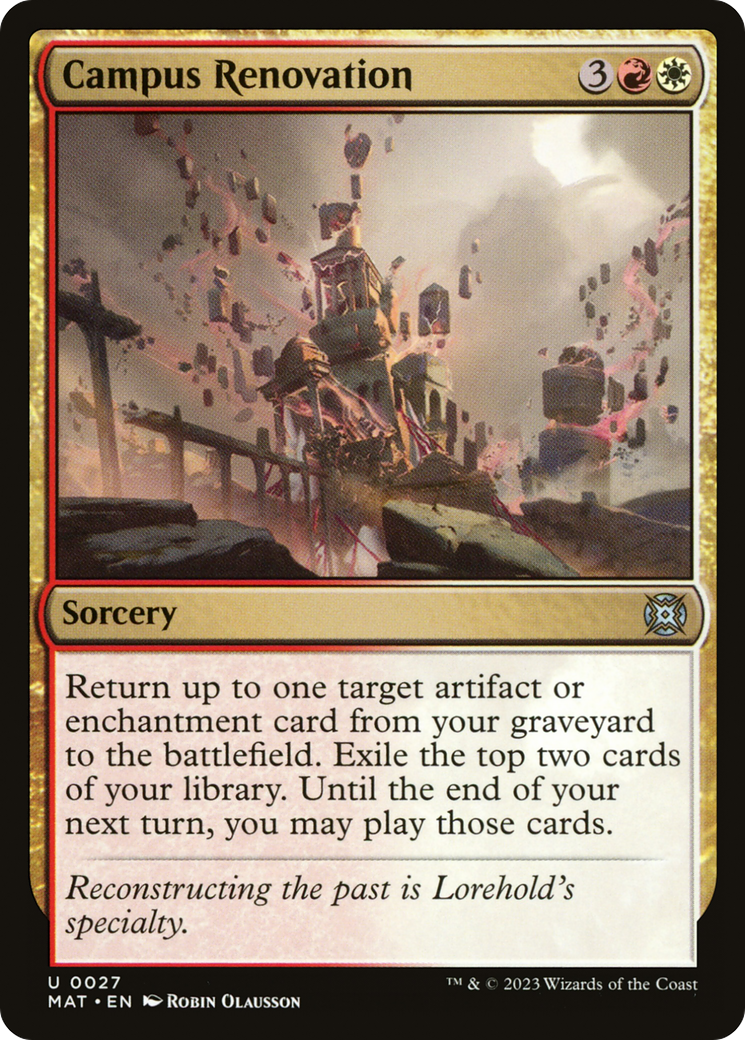 Campus Renovation [March of the Machine: The Aftermath] | Devastation Store