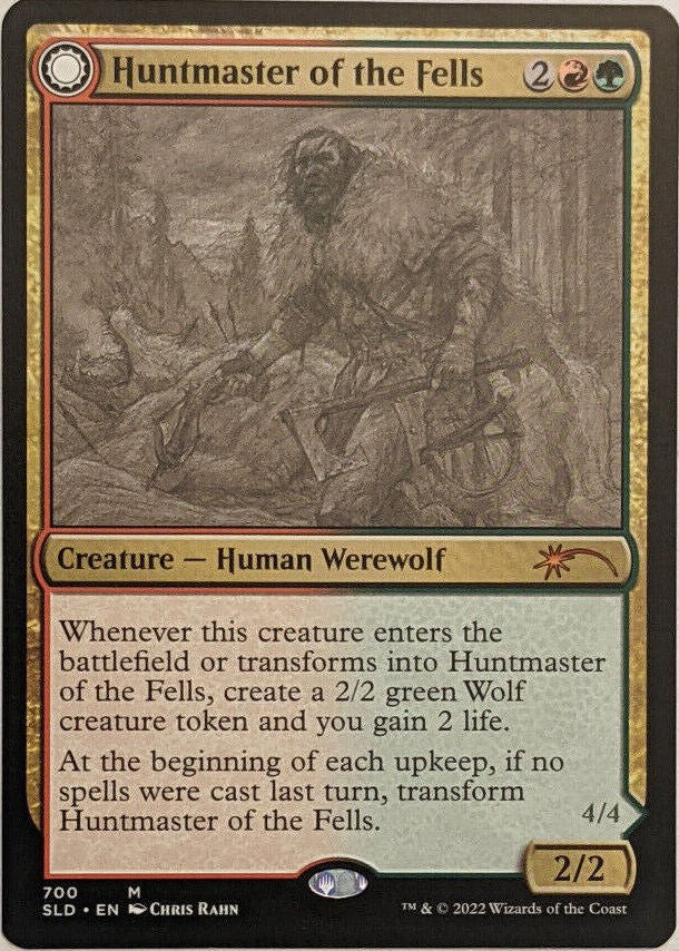 Huntmaster of the Fells // Ravager of the Fells (Sketch) [Secret Lair Drop Promos] | Devastation Store