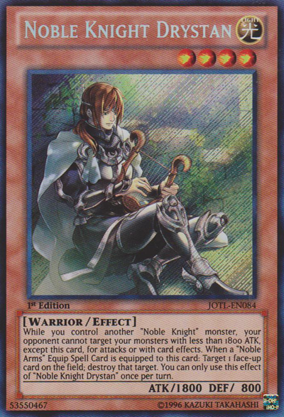 Noble Knight Drystan [JOTL-EN084] Secret Rare | Devastation Store