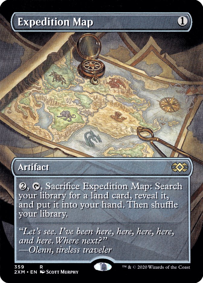 Expedition Map (Toppers) [Double Masters Extended Art] | Devastation Store