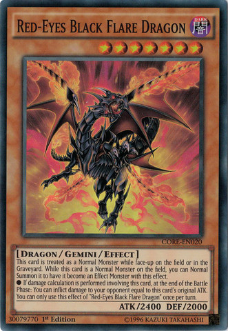 Red-Eyes Black Flare Dragon [CORE-EN020] Super Rare | Devastation Store