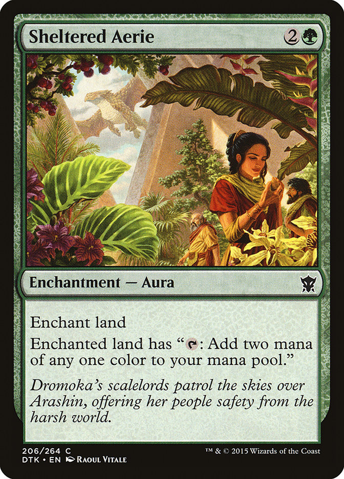 Sheltered Aerie [Dragons of Tarkir] | Devastation Store