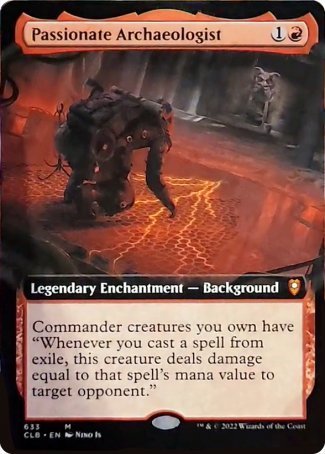 Passionate Archaeologist (Extended Art) [Commander Legends: Battle for Baldur's Gate] | Devastation Store