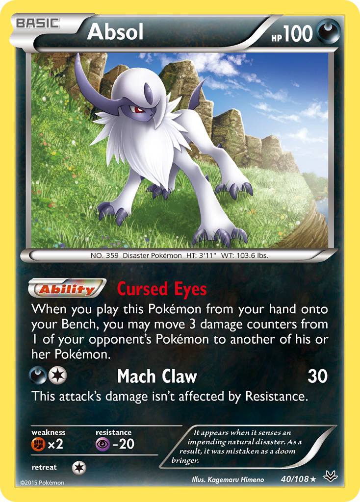 Absol (40/108) [XY: Roaring Skies] | Devastation Store