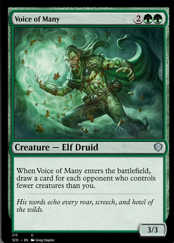 Voice of Many [Starter Commander Decks] | Devastation Store