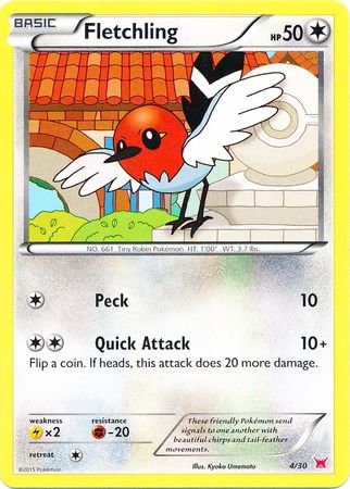 Fletchling (4/30) [XY: Trainer Kit 2 - Latias] | Devastation Store