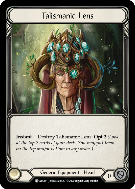 Talismanic Lens [ARC151] Unlimited Edition Normal - Devastation Store | Devastation Store