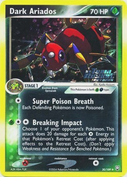 Dark Ariados (30/109) (Stamped) [EX: Team Rocket Returns] | Devastation Store