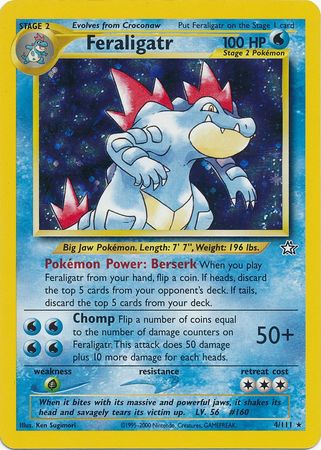 Feraligatr (4/111) [Neo Genesis Unlimited] | Devastation Store