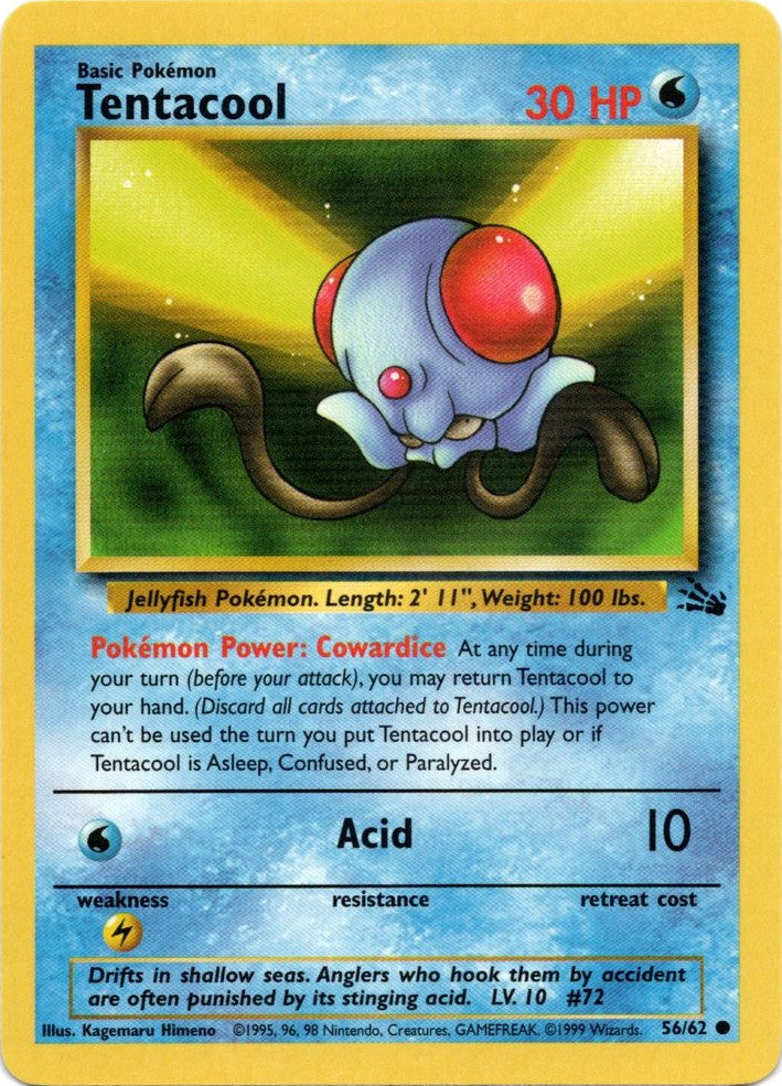 Tentacool (56/62) [Fossil Unlimited] | Devastation Store