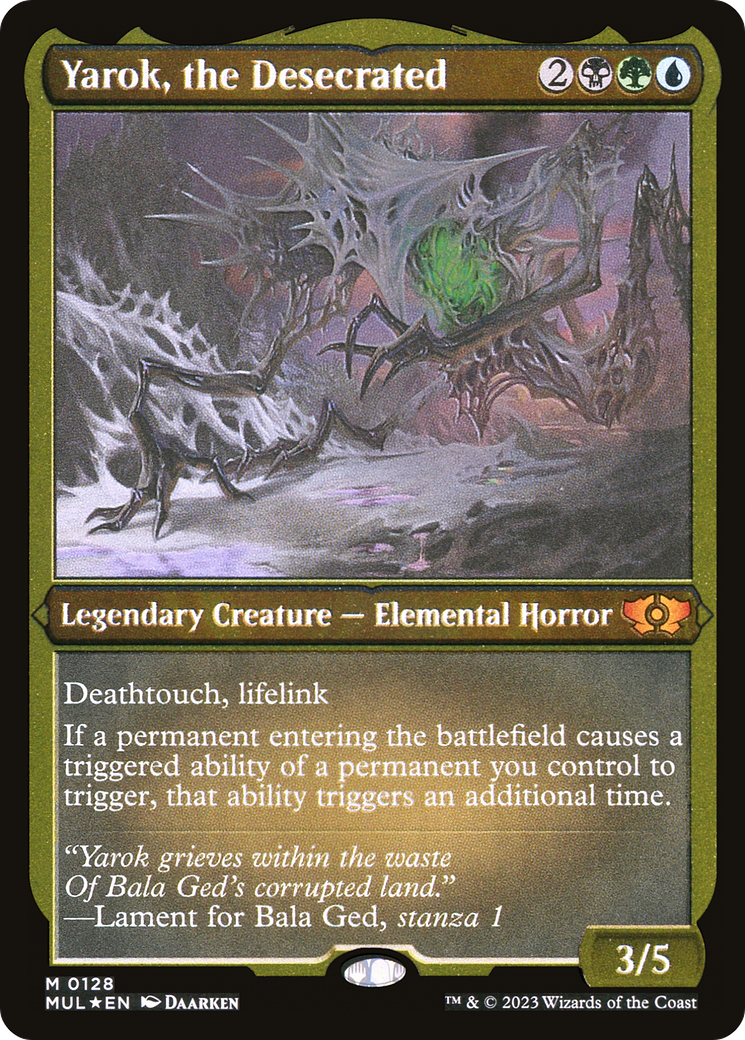 Yarok, the Desecrated (Foil Etched) [Multiverse Legends] | Devastation Store