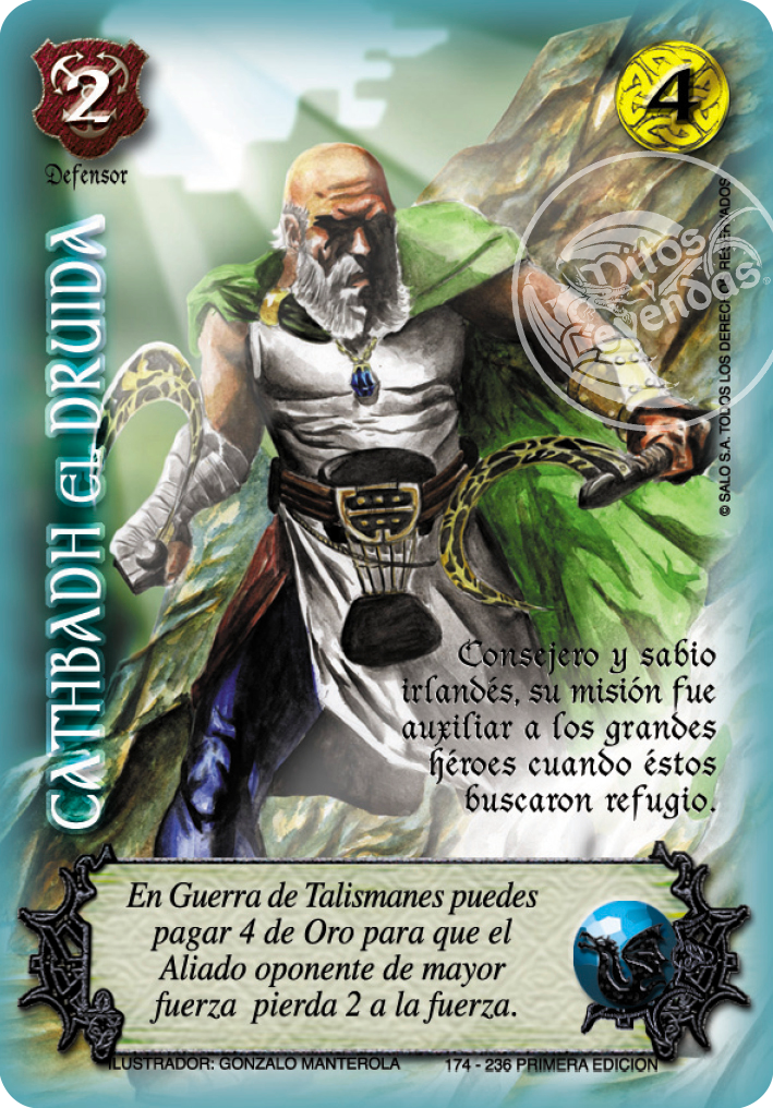 Cathbadh el Druida, Leyendas - Devastation Store | Devastation Store