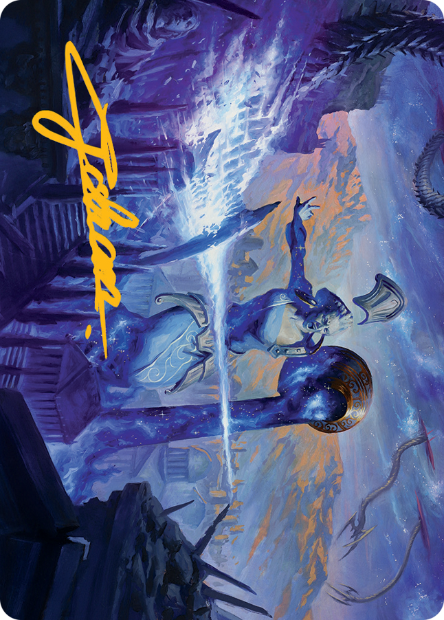 Ephara, Ever-Sheltering Art Card (Gold-Stamped Signature) [March of the Machine Art Series] | Devastation Store