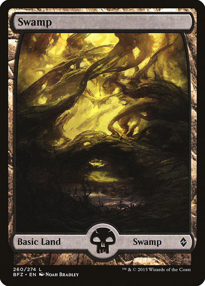 Swamp (260) [Battle for Zendikar] - Devastation Store | Devastation Store