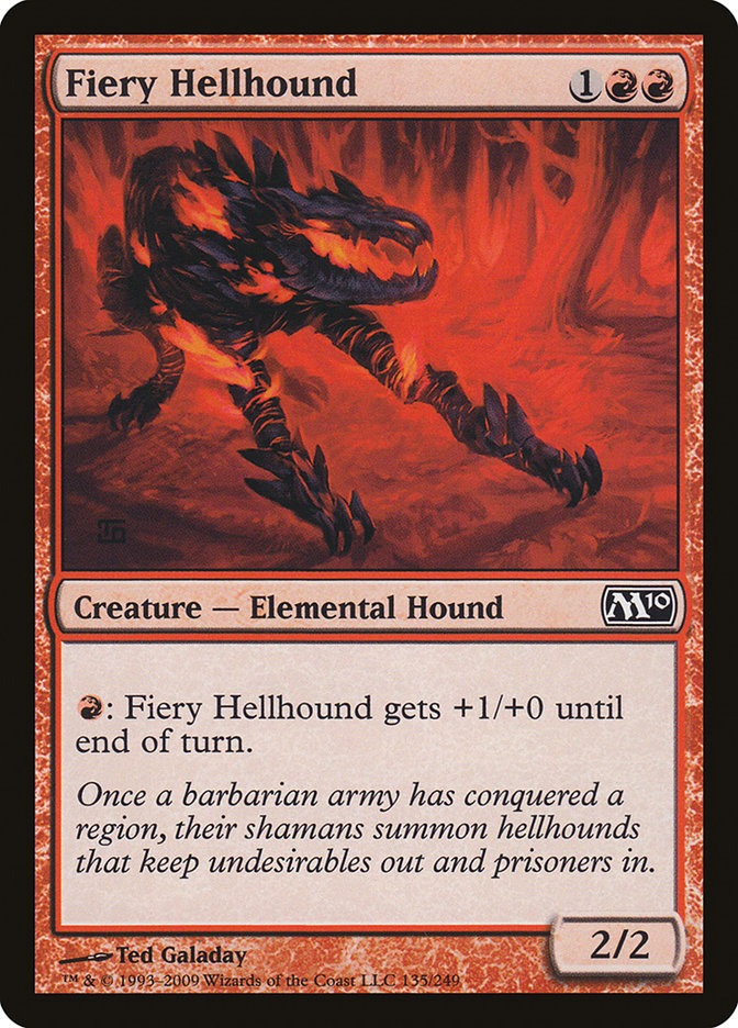 Fiery Hellhound [Magic 2010] - Devastation Store | Devastation Store