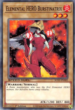 Elemental HERO Burstinatrix [SGX1-ENA02] Common | Devastation Store