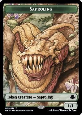 Goblin // Saproling Double-Sided Token [Dominaria Remastered Tokens] | Devastation Store