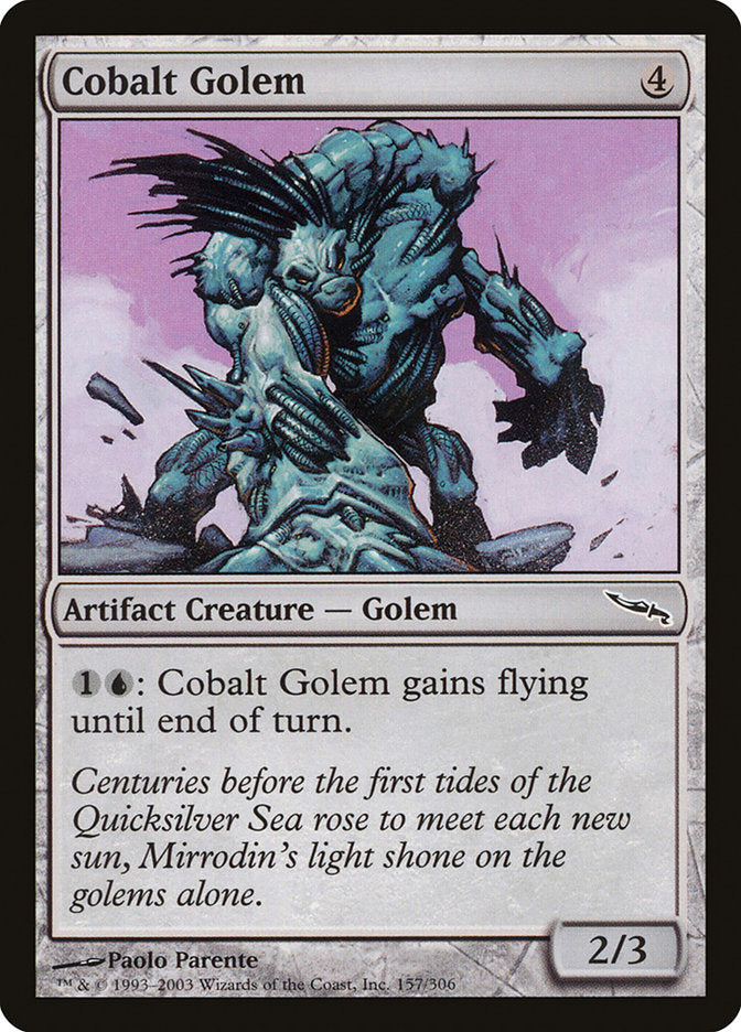 Cobalt Golem [Mirrodin] | Devastation Store