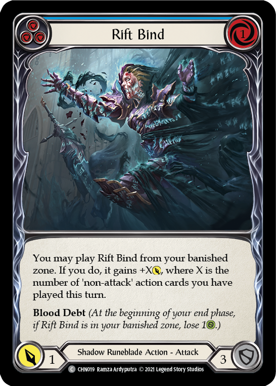 Rift Bind (Blue) [CHN019] (Monarch Chane Blitz Deck) | Devastation Store