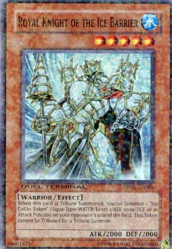 Royal Knight of the Ice Barrier [DT01-EN065] Super Rare | Devastation Store