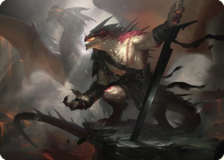 Rivaz of the Claw Art Card [Dominaria United Art Series] | Devastation Store