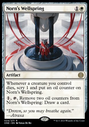 Norn's Wellspring (Promo Pack) [Phyrexia: All Will Be One Promos] | Devastation Store