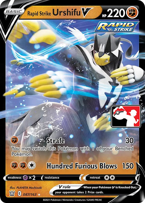 Rapid Strike Urshifu V (087/163) [Prize Pack Series One] | Devastation Store