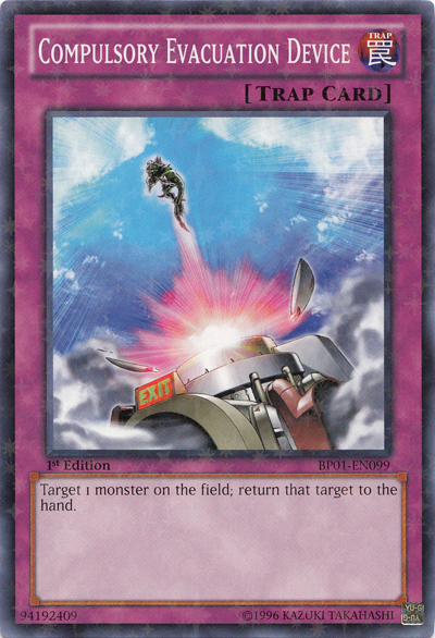 Compulsory Evacuation Device [BP01-EN099] Starfoil Rare | Devastation Store