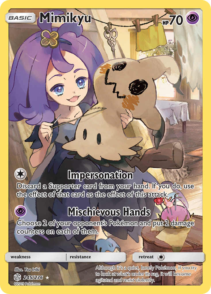 Mimikyu (245/236) [Sun & Moon: Cosmic Eclipse] | Devastation Store