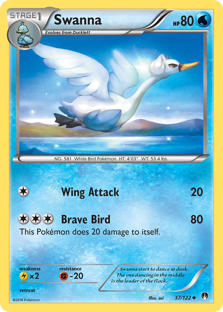 Swanna (37/122) [XY: BREAKpoint] | Devastation Store