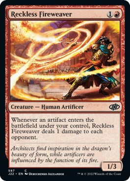 Reckless Fireweaver [Jumpstart 2022] | Devastation Store