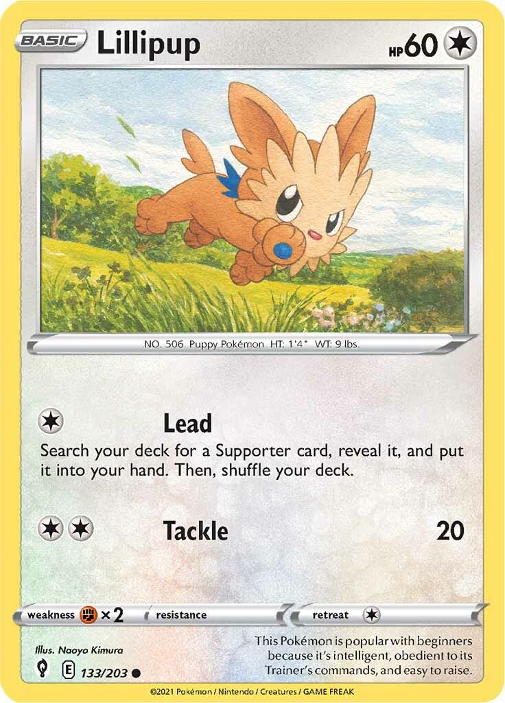 Lillipup (133/203) [Sword & Shield: Evolving Skies] | Devastation Store