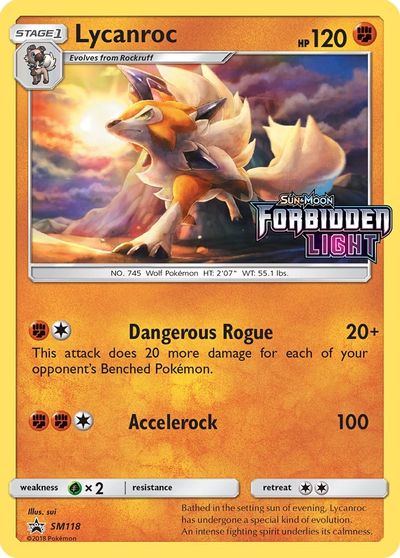 Lycanroc (SM118) (Prerelease Promo) [Sun & Moon: Black Star Promos] | Devastation Store