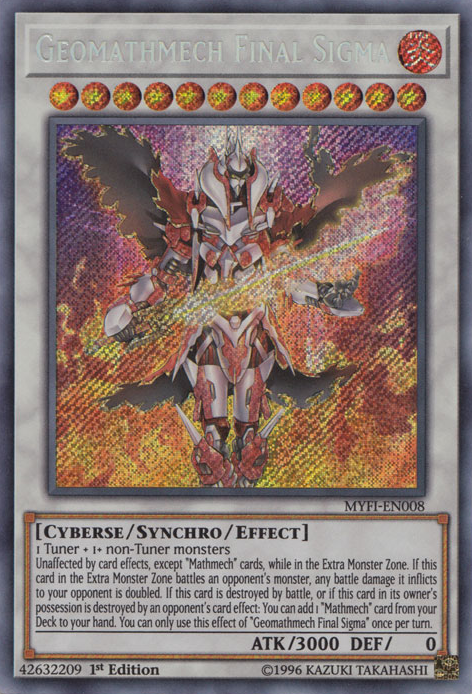 Geomathmech Final Sigma [MYFI-EN008] Secret Rare | Devastation Store