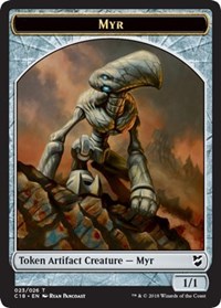 Myr (023) // Thopter (025) Double-sided Token [Commander 2018 Tokens] | Devastation Store