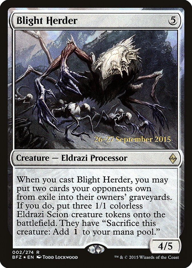 Blight Herder  [Battle for Zendikar Prerelease Promos] | Devastation Store