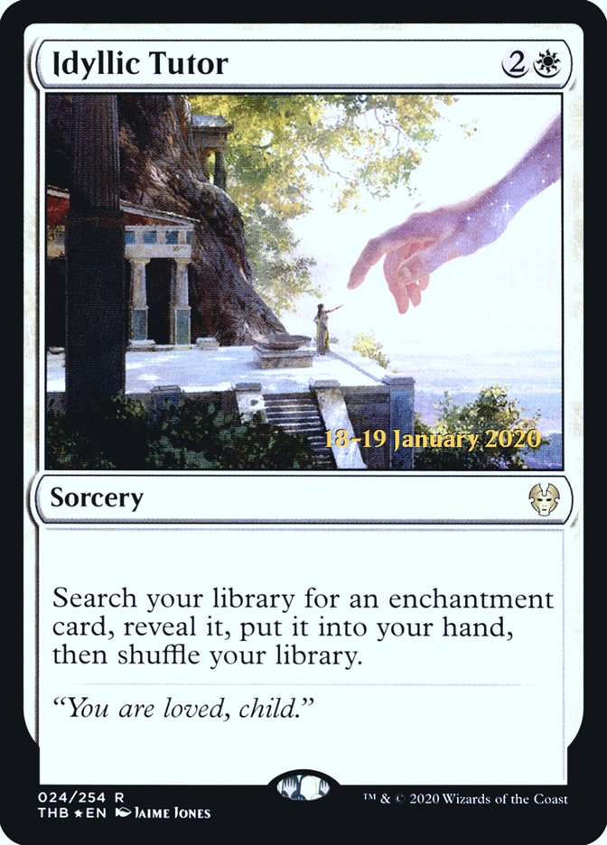 Idyllic Tutor [Theros Beyond Death Prerelease Promos] | Devastation Store