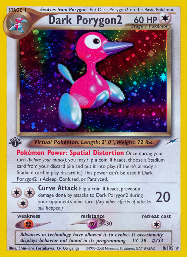 Dark Porygon2 (8/105) [Neo Destiny 1st Edition] | Devastation Store