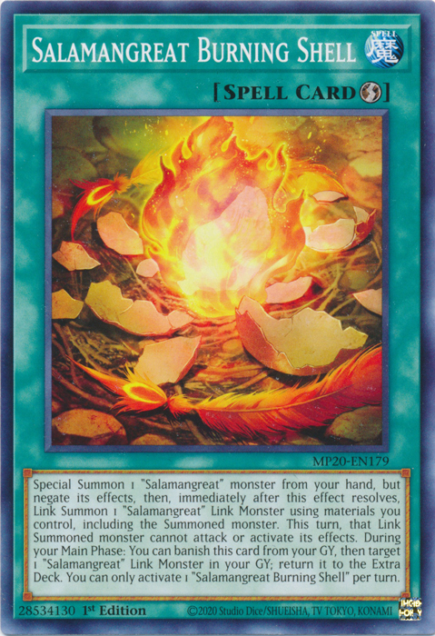 Salamangreat Burning Shell [MP20-EN179] Common | Devastation Store