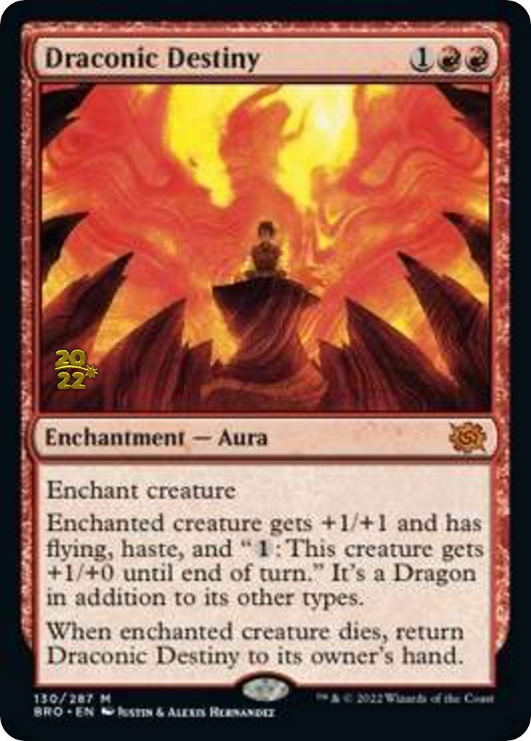 Draconic Destiny [The Brothers' War Prerelease Promos] | Devastation Store