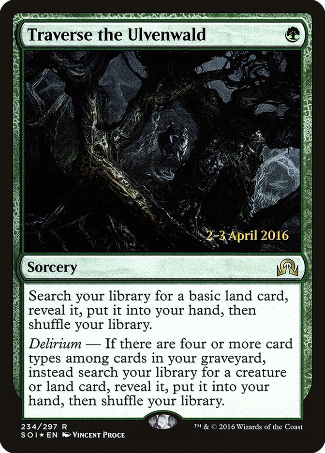 Traverse the Ulvenwald [Shadows over Innistrad Prerelease Promos] - Devastation Store | Devastation Store