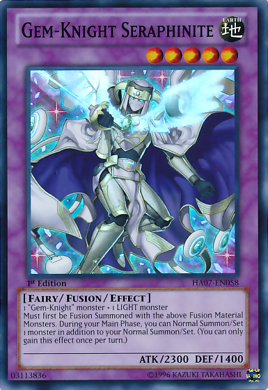 Gem-Knight Seraphinite [HA07-EN058] Super Rare | Devastation Store