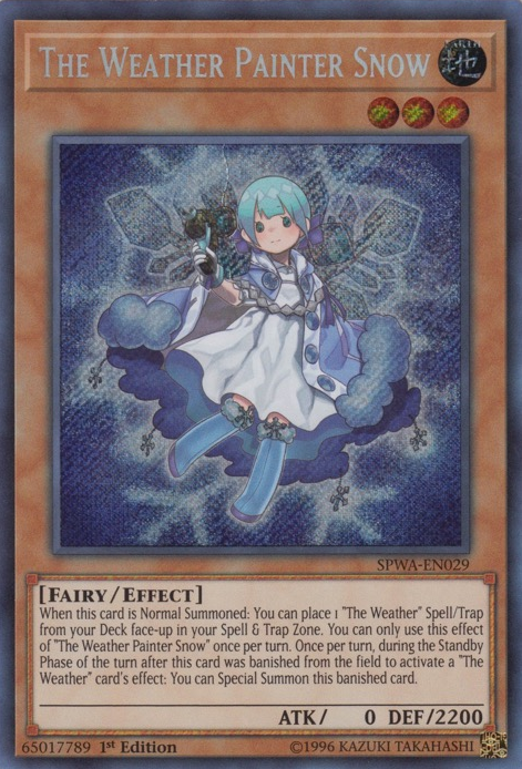 The Weather Painter Snow [SPWA-EN029] Secret Rare | Devastation Store