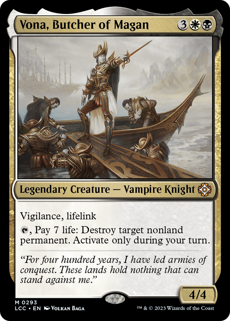 Vona, Butcher of Magan [The Lost Caverns of Ixalan Commander] | Devastation Store