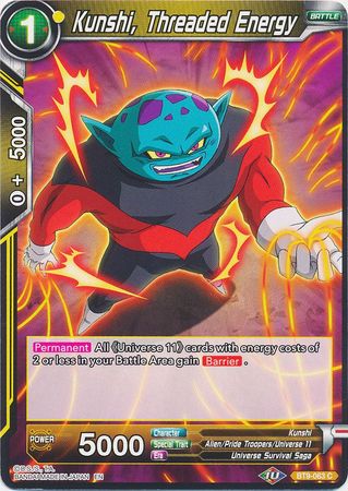 Kunshi, Threaded Energy [BT9-063] | Devastation Store