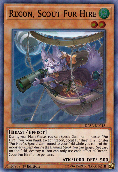 Recon, Scout Fur Hire [DASA-EN015] Super Rare | Devastation Store