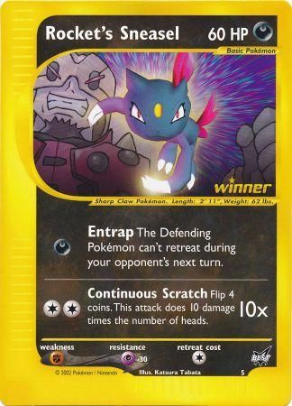 Rocket's Sneasel (5) (Jumbo Card) [Best of Promos] | Devastation Store