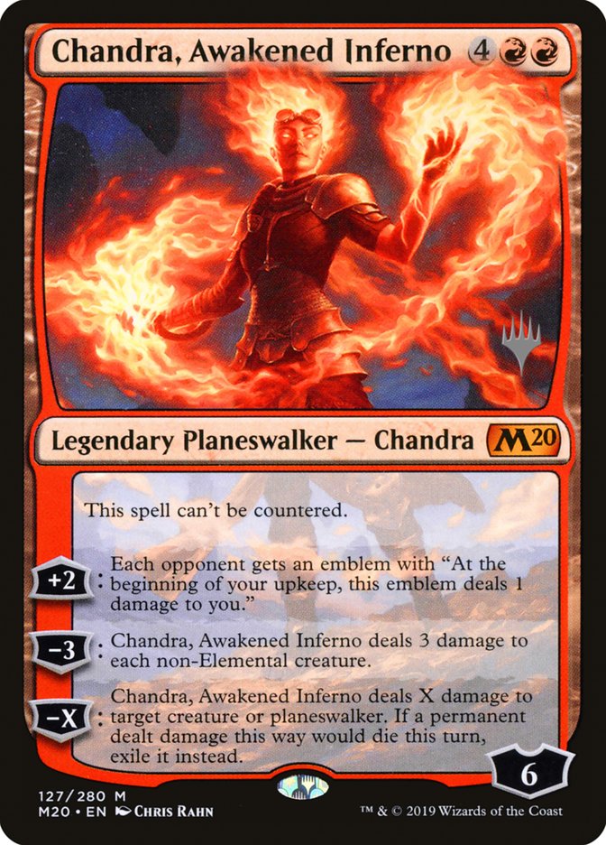 Chandra, Awakened Inferno (Promo Pack) [Core Set 2020 Promos] | Devastation Store