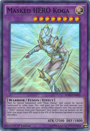 Masked Hero Koga [SDHS-EN042] Super Rare | Devastation Store