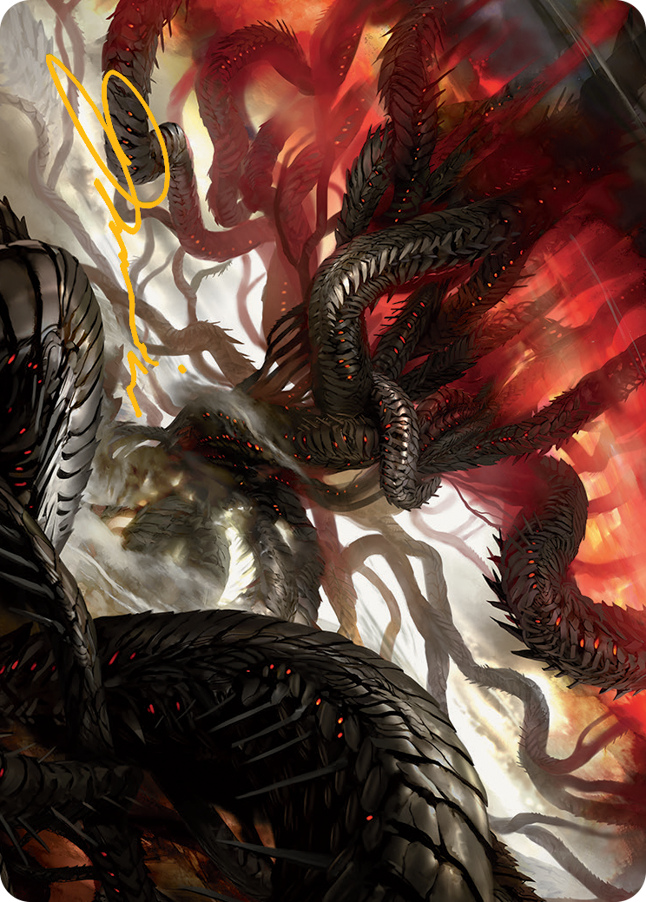 Realmbreaker, the Invasion Tree Art Card (Gold-Stamped Signature) [March of the Machine Art Series] | Devastation Store